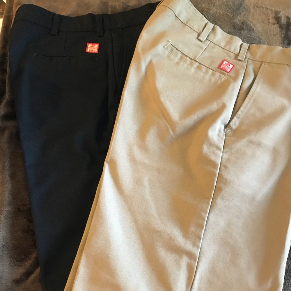 Vans Red Kap Shorts (lot of 2)
